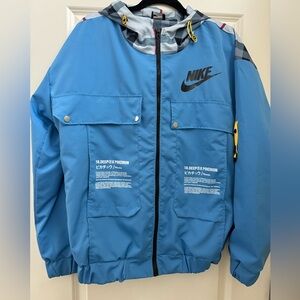 Nike Blue Windbreaker Jacket